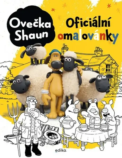 Ovečka Shaun - oficiální omalovánky - Aardman Animations Ltd