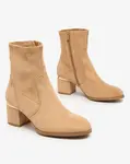 Resti Light brown women's low stiletto boots Rejerra