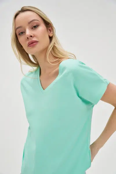 Marisse Women's T-Shirt L-Ts-4623 Mint