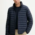 Bunda Calvin Klein tmavomodrá barva, přechodná, LV04LC506G