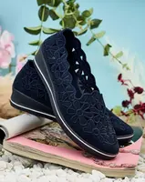 Resti Women's low-heeled half shoes Dellio