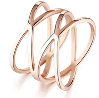 Troli Romantický bronzový prsten z oceli KRS-275 56 mm