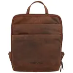 Kožený batoh hnědý - Greenwood Garett