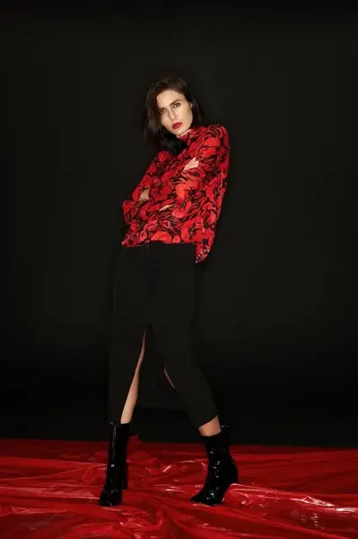 Marisse Women's Skirt Z-Sc-4512 Black