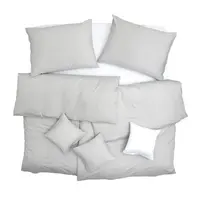 SCANquilt povlečení SATÉN PLUS světle šedá 140 x 200/70 x 90 cm