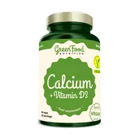 GreenFood Nutrition Calcium + Vitamín D3 60 kapslí
