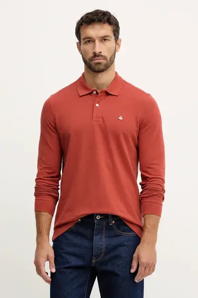 Bavlněné tričko s dlouhým rukávem United Colors of Benetton