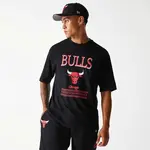 New Era CHICAGO BULLS NBA Pánské triko, černá, velikost