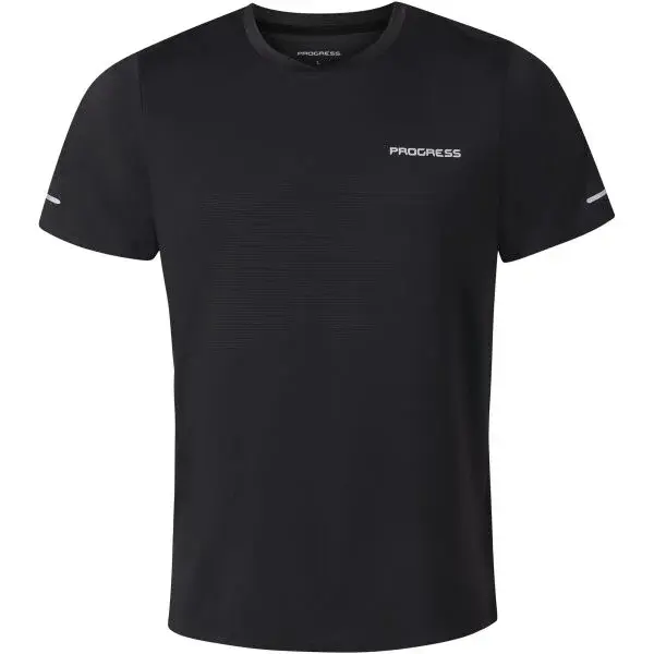 PROGRESS PREDATOR Pánské sportovní triko, černá, velikost