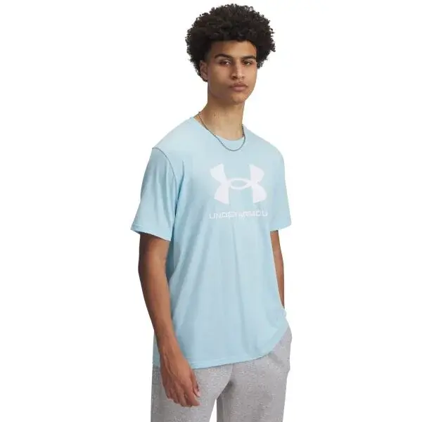 Under Armour SPORTSTYLE Pánské tričko, světle modrá, velikost L