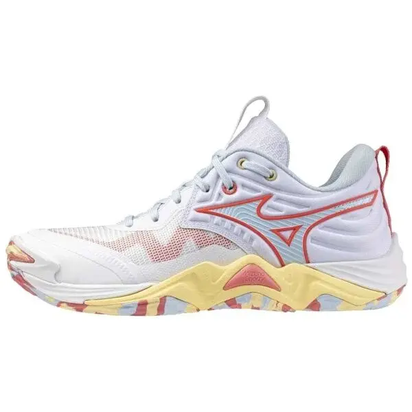 Mizuno WAVE MOMENTUM ELITE Dámská volejbalová obuv, bílá, velikost 39