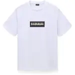 Napapijri S-BOX LOGO Pánské tričko, bílá, velikost