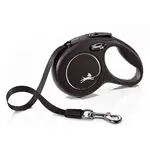 TRIXIE FLEXI NEW CLASSIC XS 3 m Samonavíjecí vodítko, černá, velikost XS