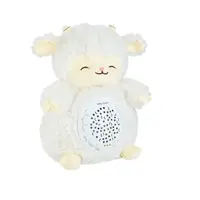 MILLY MALLY SLEEPYHEAD WITH A PROJECTOR Plyšový usínáček, bílá, velikost