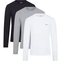 DKNY WARRIORS Pánské tričko s dlouhým rukávem, bílá, velikost