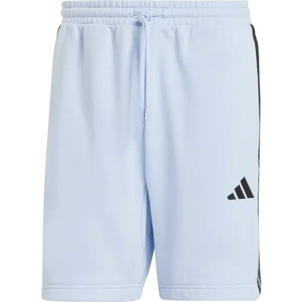 adidas ESSENTIALS 3-STRIPES SHORTS Pánské kraťasy, světle modrá, velikost XXL