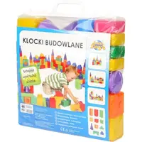 RELAKS-TOYS BUILDING BLOCKS Stavební kostky, mix, velikost