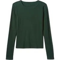 GAP RIB TEE Dámské tričko, tmavě zelená, velikost