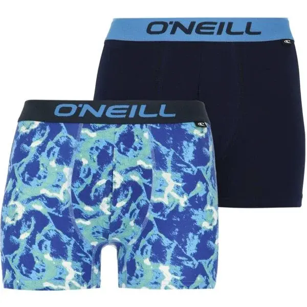 O'Neill OCEAN WATER 2PACK Pánské boxerky, tmavě modrá, velikost