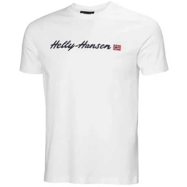 Helly Hansen CORE GRAPHIC Pánské triko, bílá, velikost