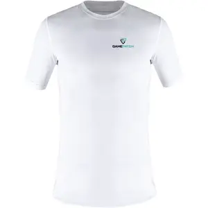GAMEPATCH COMPRESSION SHIRT Kompresní unisex triko, bílá, velikost