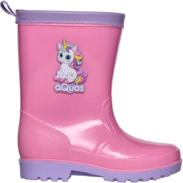 AQUOS RASTY K Dětské holínky, růžová, velikost