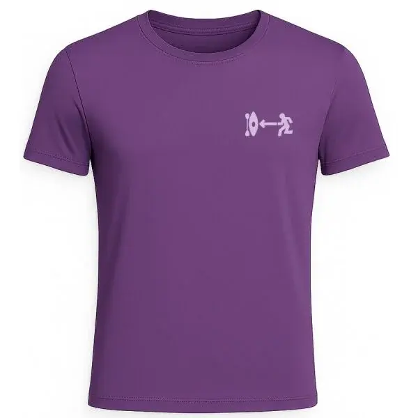 EG DERMIS S/S W Dámské lycrové triko, fialová, velikost