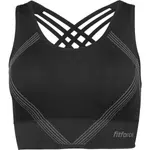 Fitforce GEMA Dámska bezšvová fitness podprsenka, čierna, veľkosť