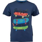 Lewro YUDI Chlapecké triko i pro nejmenší děti, tmavě modrá, velikost 80-86
