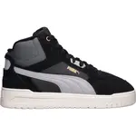 Puma SHUFFLE DOWNTOWN MID WTR Pánská zateplená volnočasová obuv, černá, velikost 44.5