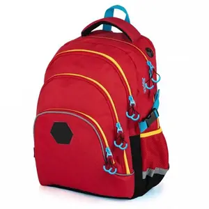 Oxybag SCOOLER Studentský batoh, červená, velikost