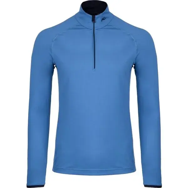 Kjus FEEL MIDLAYER HALF-ZIP M Panská střední vrstva s polovičním zipem, modrá, velikost