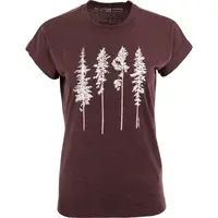 ALPINE PRO KILA Dámské triko, vínová, velikost