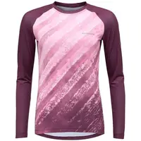 Klimatex ANNEKO Dámské MTB triko s dlouhým rukávem, vínová, velikost