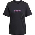 adidas CAMO LINEAR Dámské triko, černá, velikost