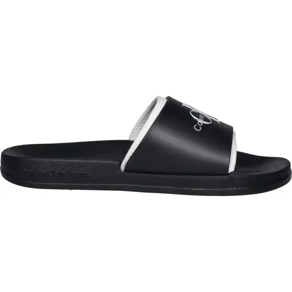 Calvin Klein SLIDE MONOGRAM Pánské pantofle, černá, velikost