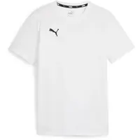 Puma TEAMGOAL CASUALS TEE JR Chlapecké sportovní triko, bílá, velikost