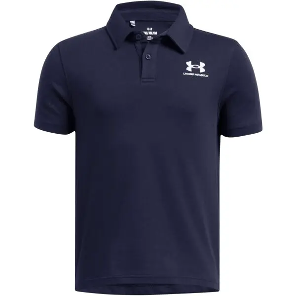 Under Armour ICON POLO Chlapecké triko, tmavě modrá, velikost XL