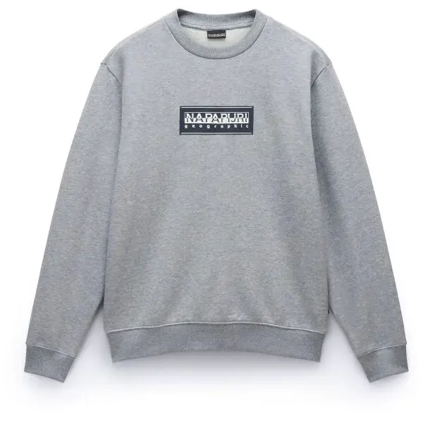 Napapijri B-BOX LOGO Pánská mikina, šedá, velikost
