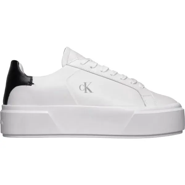 Calvin Klein FLATFORM LACE UP Dámské tenisky, bílá, velikost