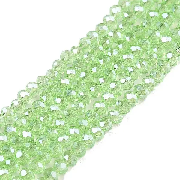 Electroplate Glass Beads Strands