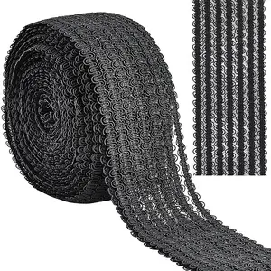 10M Knitted Fish Line Nylon Elastic Lace Trim