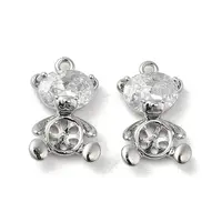 Brass with Glass Peg Bails