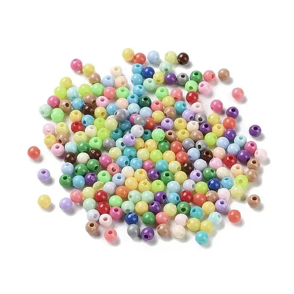Opaque Acrylic Beads