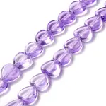 Transparent Glass Beads Strand