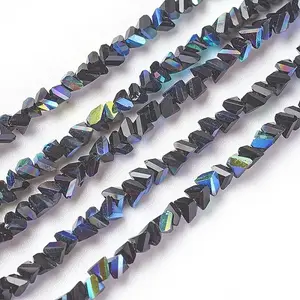Electroplate Glass Beads Strands