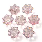 UV Plating Rainbow Iridescent Acrylic Beads