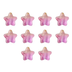 Transparent Electroplate Glass Beads