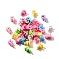 UV Plating Opaque Acrylic European Beads