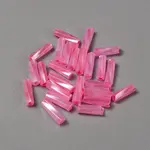 Opaque Colours Glass Twist Bugle Beads